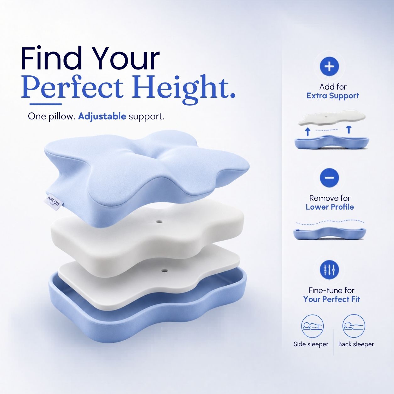 Arlow Ergonomic Pillow